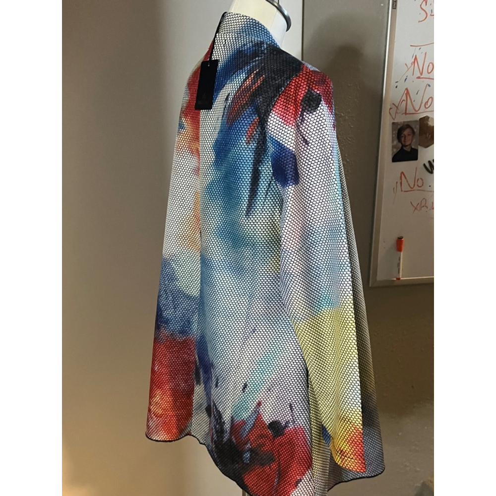 Nwt womens cardigan jackt retro style by radzoli  multicolor - Picture 9 of 14